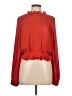 C/MEO Collective Red Long Sleeve Blouse Size L - photo 1