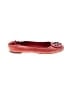 Tory Burch 100% Leather Burgundy Red Flats Size 8 1/2 - photo 1