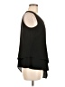 Bisou Bisou 100% Polyester Black Sleeveless Blouse Size M - photo 4