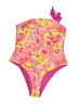 Unbranded Floral Pink One Piece Swimsuit Size 1X - photo 1