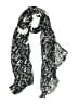 Lime 100% Rayon Black Scarf One size - photo 1
