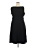 Eddie Bauer Solid Black Cocktail Dress Size 2X - photo 2
