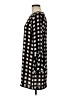 Eight Sixty 100% Polyester Checkered-gingham Black Casual Dress Size M - photo 5