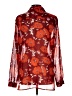 CAbi 100% Polyester Red Long Sleeve Blouse Size L - photo 2