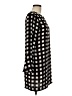 Eight Sixty 100% Polyester Checkered-gingham Black Casual Dress Size M - photo 4