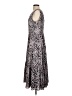 J.Crew 100% Polyester Animal Print Gray Cocktail Dress Size S (tall) - photo 5