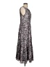 J.Crew 100% Polyester Animal Print Gray Cocktail Dress Size S (tall) - photo 4