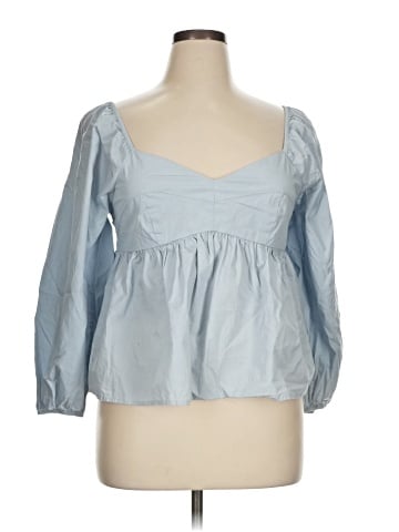 Banana Republic Factory Store 3/4 Sleeve Blouse (view 1)