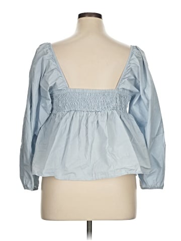 Banana Republic Factory Store 3/4 Sleeve Blouse (view 2)