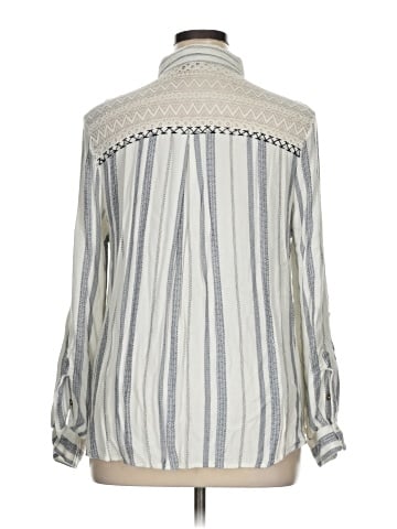 Vintage America Blues Long Sleeve Blouse (view 2)