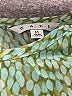 CAbi 100% Polyester Green Short Sleeve Blouse Size M - photo 7