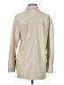 Topshop 100% Polyurethane Ivory Trenchcoat Size 4 - photo 2