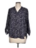 Lush 100% Polyester Blue 3/4 Sleeve T-Shirt Size L - photo 1