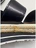 Prada Black Leather slingback espadrille wedges Size EU 40 - photo 4