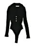 Lush Black Bodysuit Size S - photo 1