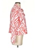 MULTIPLES Print Red Long Sleeve Blouse Size S - photo 4