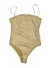 4SI3NNA Tan Bodysuit Size S - photo 1