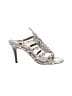 Donald J Pliner Metallic Silver Ivory Mule/Clog Size 8 1/2 - photo 1