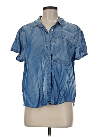 CALVIN KLEIN JEANS Short Sleeve Blouse (view 1)