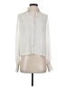 By Anthropologie 100% Polyester Solid Ivory Long Sleeve Blouse Size 2 - photo 1