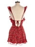 If by Sea 100% Polyester Red Romper Size S - photo 2