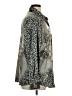 MULTIPLES Animal Print Gray Long Sleeve Blouse Size 1X - photo 4