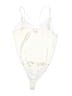 Express 100% Polyester Ivory Bodysuit Size XS - photo 1