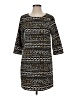 Everly 100% Polyester Tweed Black Casual Dress Size S - photo 1