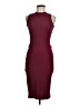 Venus Solid Burgundy Cocktail Dress Size M - photo 1
