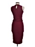Venus Solid Burgundy Cocktail Dress Size M - photo 2