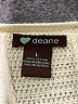 Deane 100% Cotton Ivory Cardigan Size L - photo 7