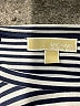 MICHAEL Michael Kors Stripes Blue Sleeveless T-Shirt Size L - photo 7
