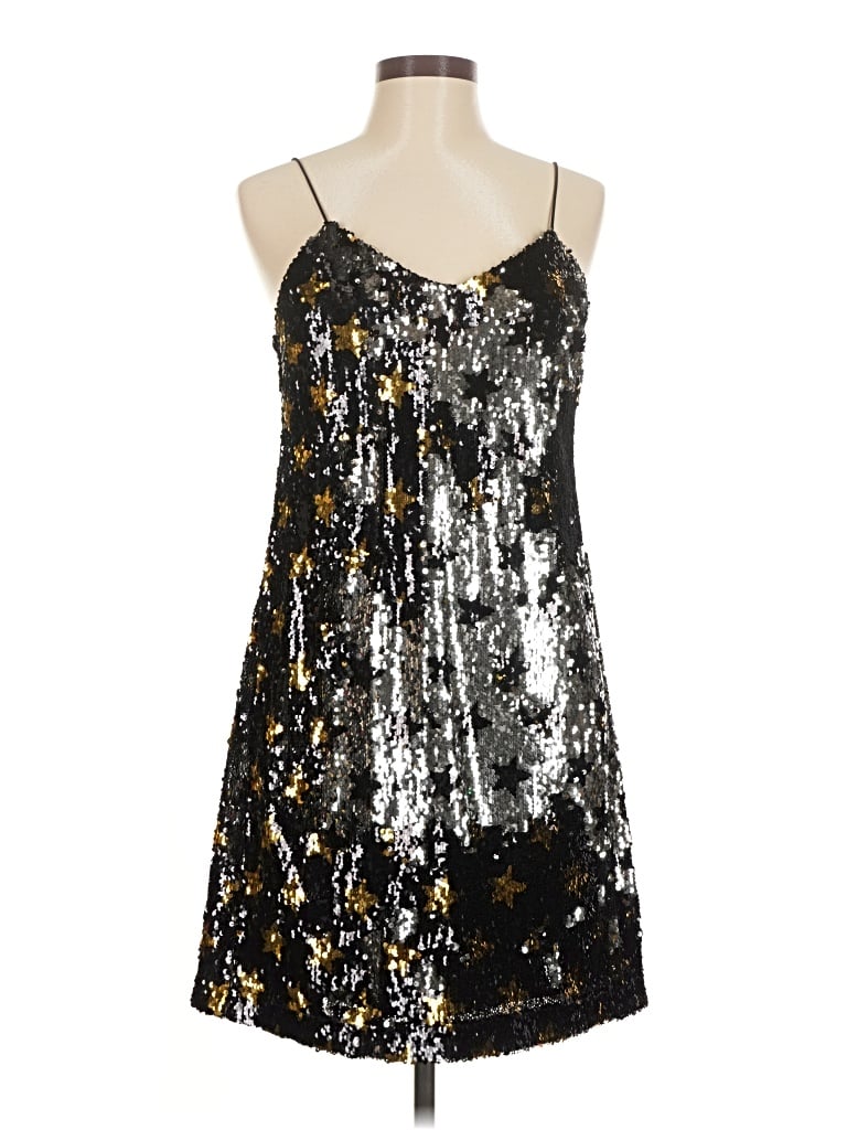 Pre-owned Sam Edelman Cocktail Dress In Silver