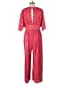 ASOS Design 100% Polyester Hearts Pink Jumpsuit Size 6 - photo 2