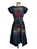Marc by Marc Jacobs Aztec Or Tribal Print Graphic Polka Dots Multi Color Blue Casual Dress Size XS - photo 1