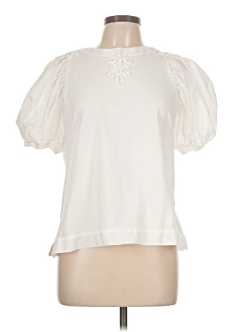 Anne Fontaine Short Sleeve Blouse (view 1)