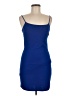 Solemio Solid Blue Cocktail Dress Size M - photo 1