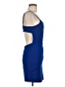 Solemio Solid Blue Cocktail Dress Size M - photo 4