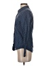 Gap Outlet 100% Cotton Polka Dots Blue Long Sleeve Button-Down Shirt Size S - photo 5
