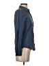 Gap Outlet 100% Cotton Polka Dots Blue Long Sleeve Button-Down Shirt Size S - photo 4