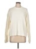 Gap Solid Ivory Pullover Sweater Size L - photo 1