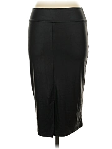 Simlu Faux Leather Skirt (view 2)