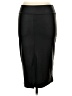 Simlu Solid Black Faux Leather Skirt Size L - photo 2