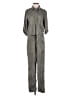 Sundance 100% Tencel Metallic Gray Jumpsuit Size S - photo 1