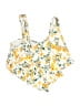 Marinavida Floral Yellow Ivory Swimsuit Top Size L - photo 1