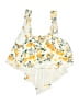 Marinavida Floral Yellow Ivory Swimsuit Top Size L - photo 2