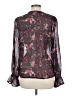 Aqua Purple 3/4 Sleeve Blouse Size M - photo 2