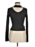 Xhilaration Metallic Gray Turtleneck Sweater Size M - photo 1