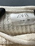 Zara 100% Polyester Solid Ivory Pullover Sweater Size 11 - 12 - photo 3