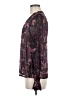 Aqua Purple 3/4 Sleeve Blouse Size M - photo 5